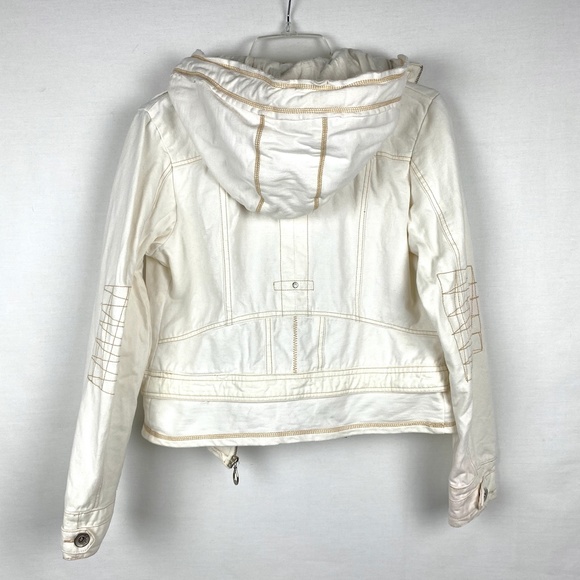 Mur Mur Ivory Double Zipper Jacket - Picture 8 of 10